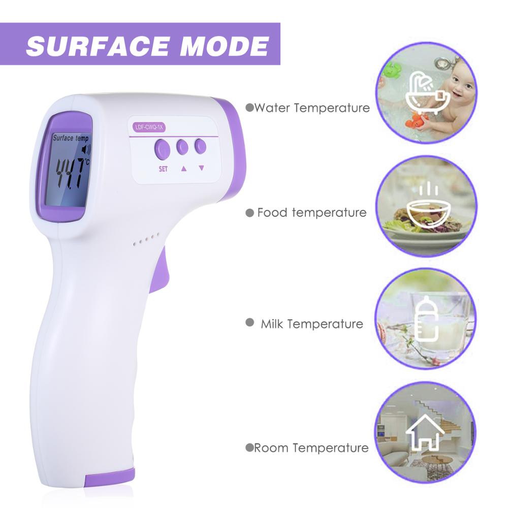 Forehead Thermometer Non Contact Infrared Thermometer Fever Digital Measure Tool for Baby Adult Body Temperature Measurement