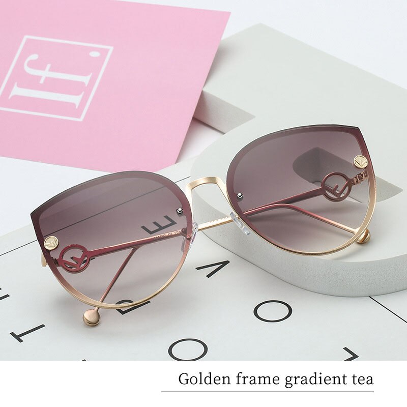 Eye Zonnebril Driver Bril Mode Grote Doos Vrouwen Zonnebril Vrouwen Oceaan Bril Zonnebril Sexy Vrouwen Mode Auto Accessoire: green