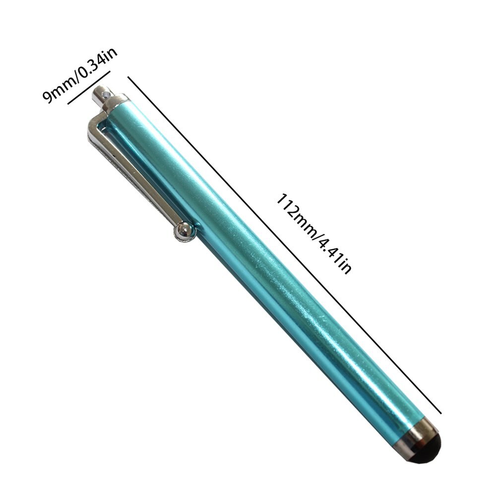 Light Mobile Phone Capacitor Pen Metal Handwriting Touch Screen Pen Mobile Phone Tablet Universal Touch Pen: bluegreen