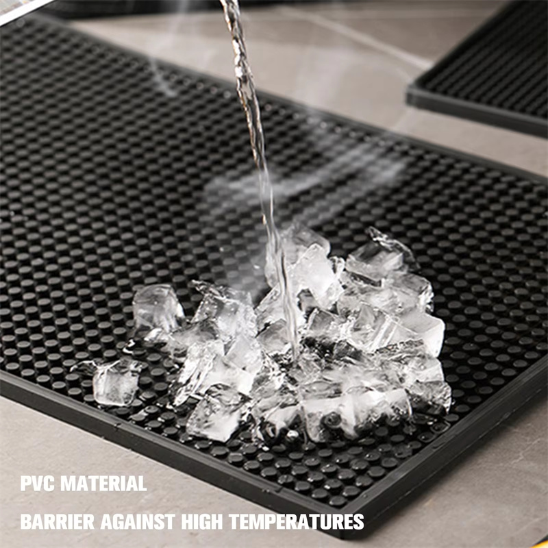 Estera de PVC para Bar, esteras antideslizantes para cafetería, estera para tazas para el hogar, impermeable, resistente al calor, duradera, barra de drenaje, estera para derrames de servicio para el hogar, Bar y cafetería