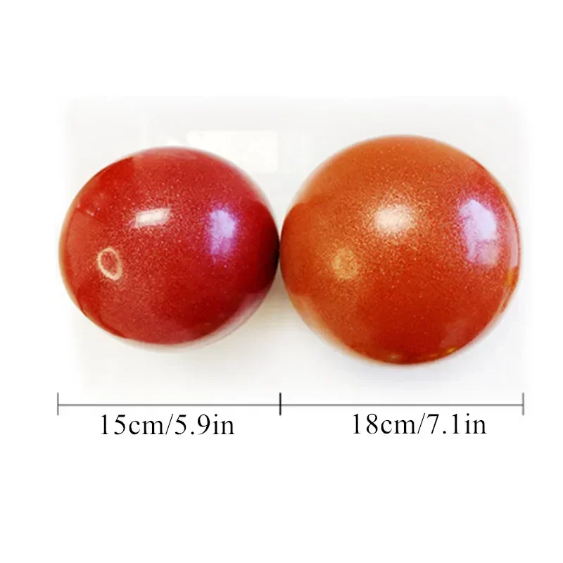 Pelota gimnástica rítmica , 1 unidad, para práctica de baile, ejercicio, entrenamiento, competición, suministros de gimnasio, diámetro 15cm, 18cm