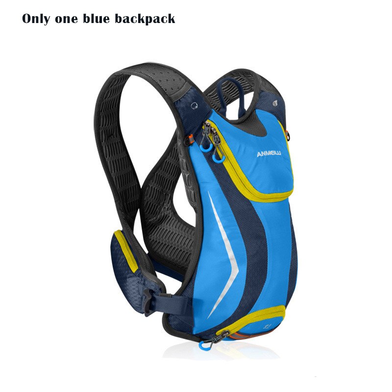 5L Radfahren Trink Rucksack, Wasser Tasche für Camping Wandern Trink Rucksack, draussen Leichte Laufschuhe Tasche Wasser blasiert Tasche: Blau(Nein Wasser Tasche)