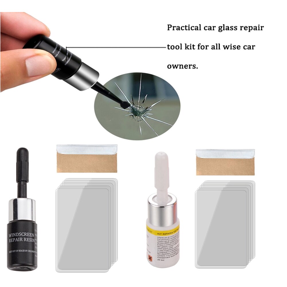Window repair Window glass repair fluid Automatic crack and scratch repair fluid The effect is remarkable