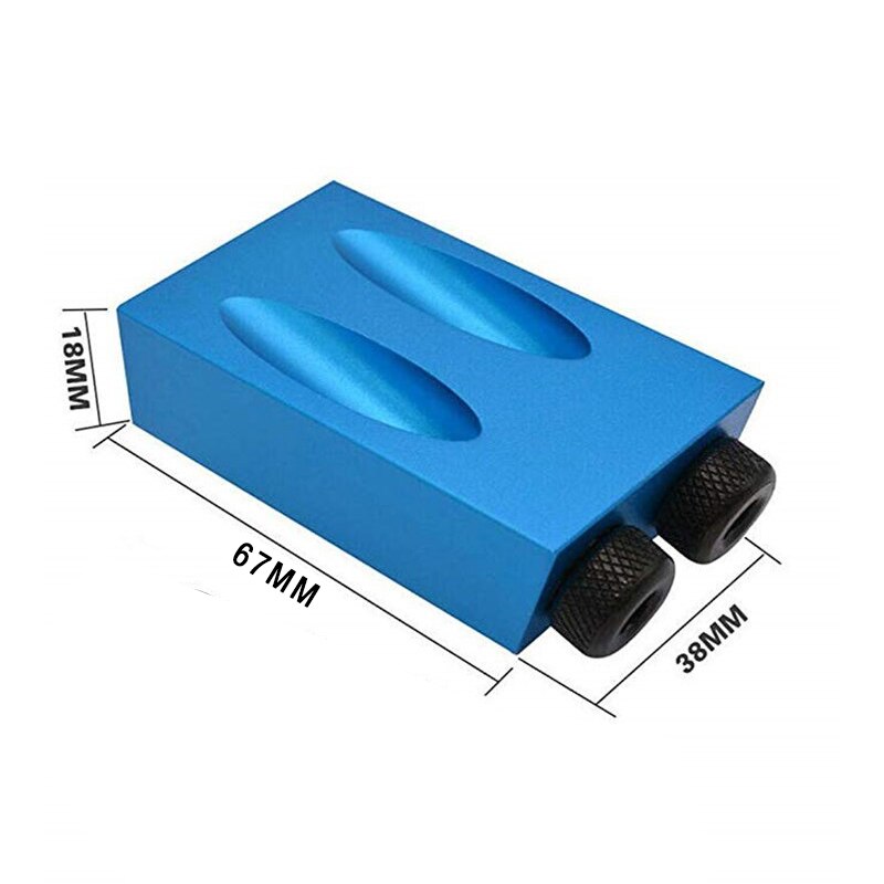 6/8/10mm 14 pièces/ensemble poche Oblique trou gabarit Kit lecteur adaptateur pour le travail du bois Angle perçage trous Guide goujons gabarit outils en bois