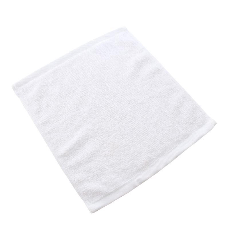 30*30Cm Bamboe Cellulose Kleur Vierkante Handdoek Reclame Water Absorberende Kinderen Gezicht Handdoek: white