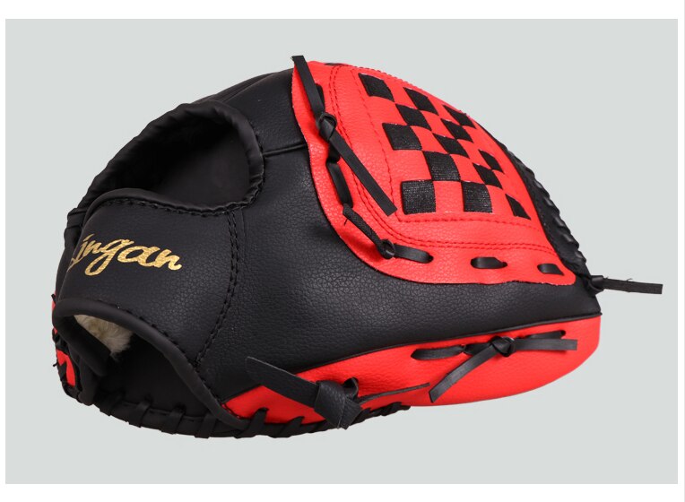 PU Leder Braun Baseball Handschuh weicher Ball draussen Team Sport Verknüpfungen Hand Baseball Praxis Ausrügestochen