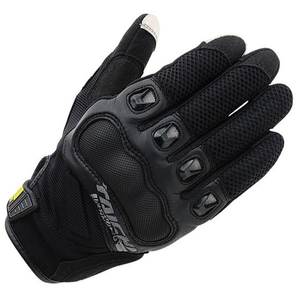 Zwart witte rst 412 mesh carbon zomerhandschoen voor motor, auto, mtb, fiets, heren
