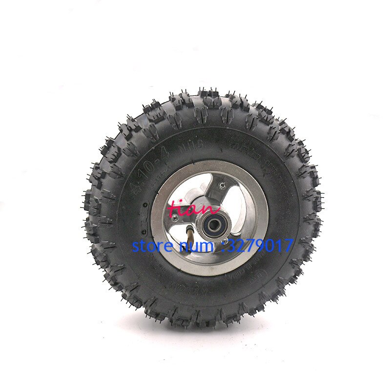 4.10/3.50-4 banden wielen 3.50/4.10-4 "Inch Velg Band Band 49cc Mini Quad Dirt Bike ATV Buggy