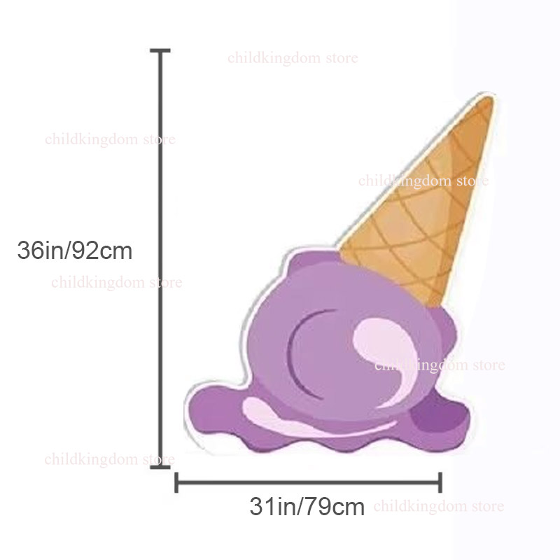 Ijs Donut Cutouts Kt Board Ijs Baby Shower Meisjes 1e Verjaardagsfeestje Achtergronden Achtergrond Foto Rekwisieten Decoratie: plum
