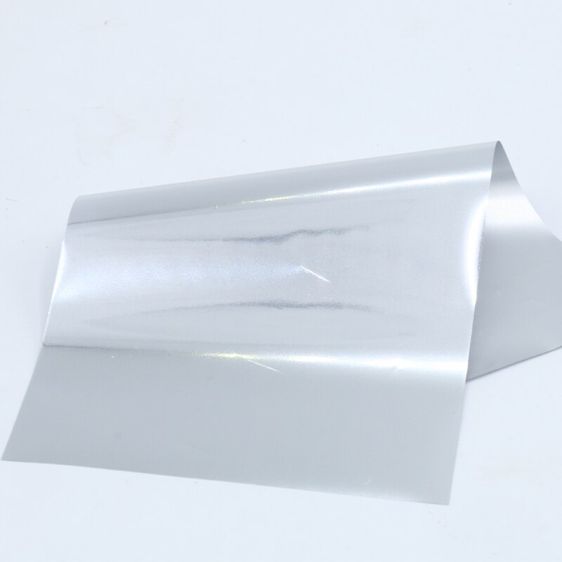 Heißprägefolie Papier Holographische Wärme Transfer Aluminium Laminator Folie 100 stücke für DIY Kunst Handwerk Weihnachten Verpackung Papier: Silber-