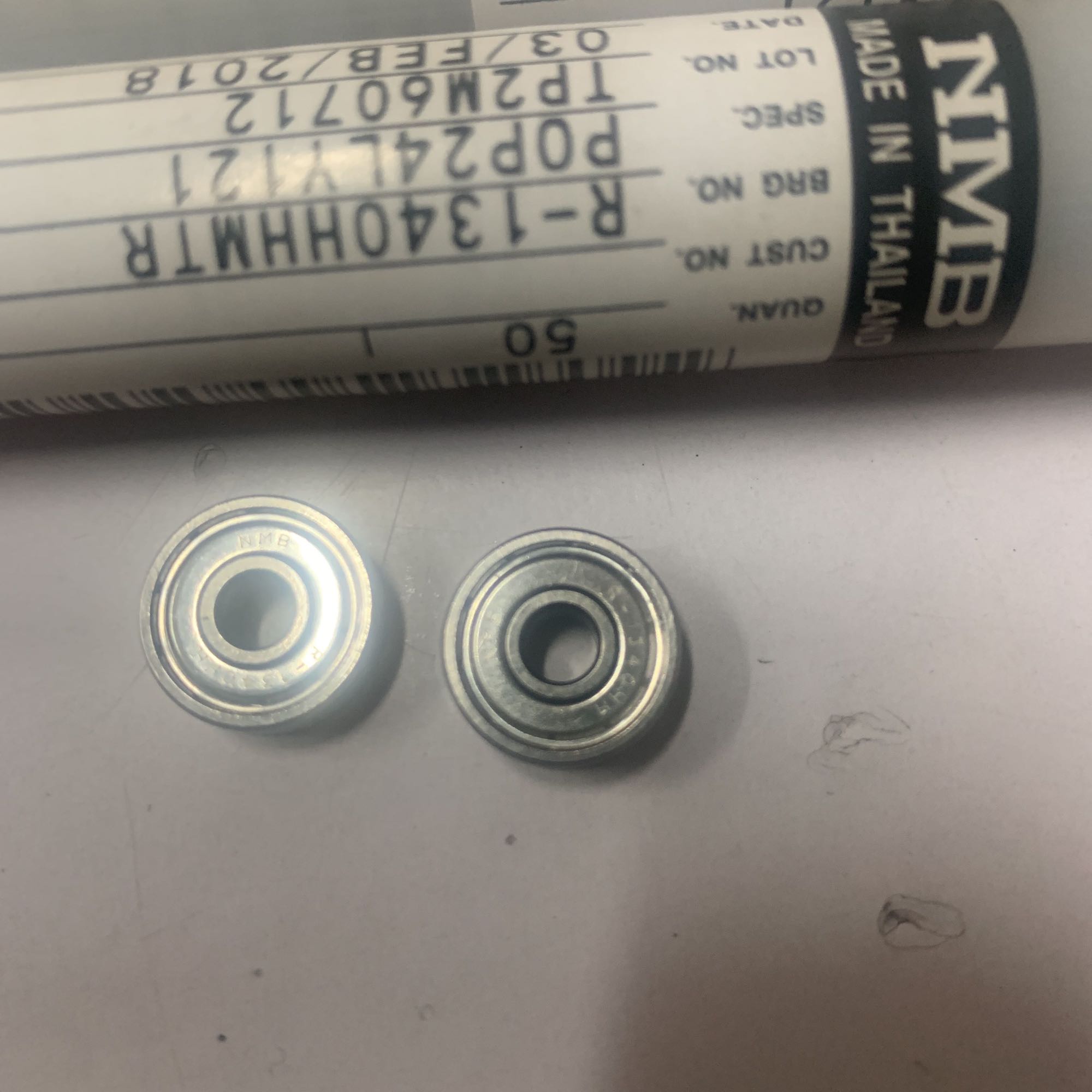 NMB r-1340hh deep groove ball bearing 624zz