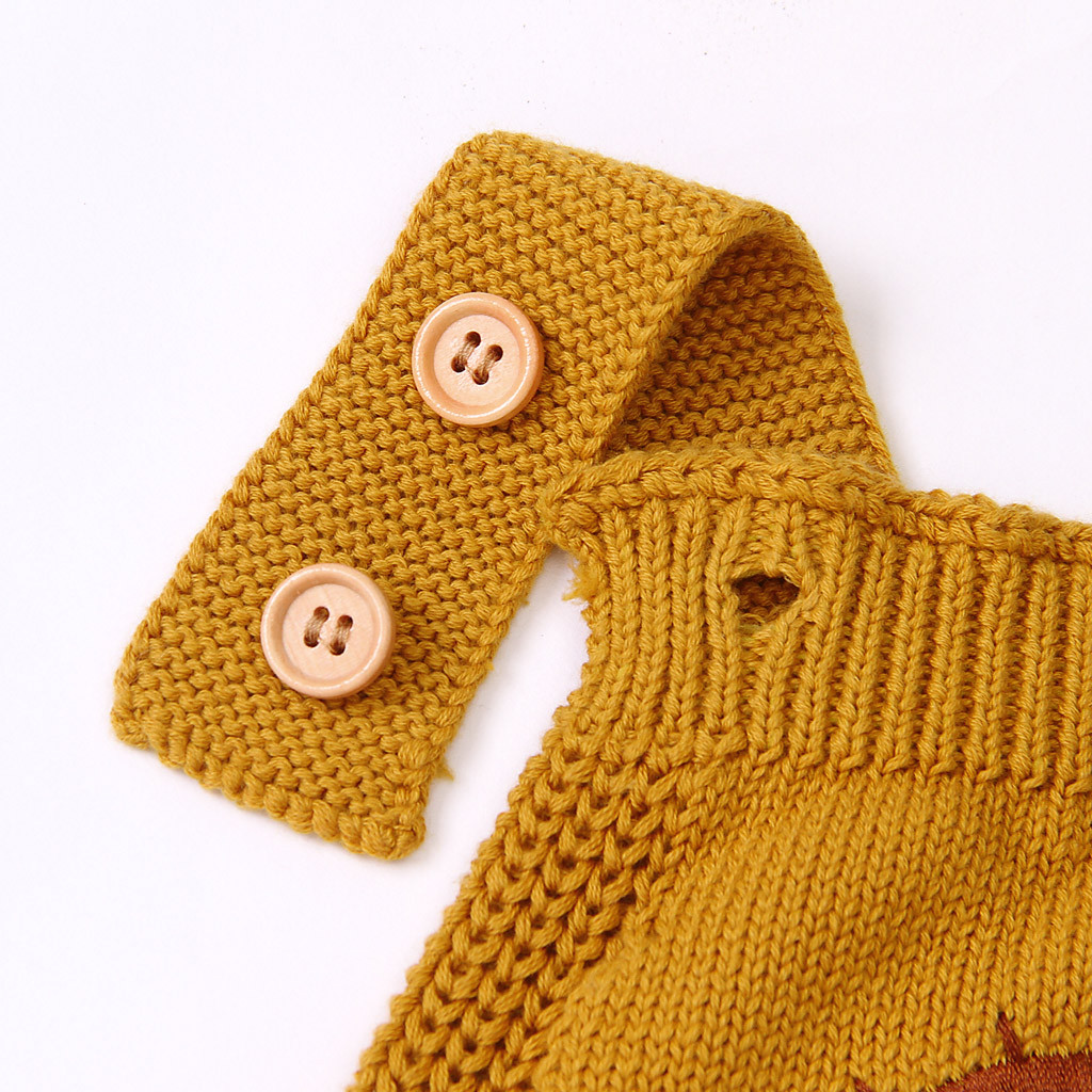 Infant Baby Girls Boys Print Jumpsuit Romper Casual Clothes Children's Sleeveless Rainbow Strap Knitted Romper kids clothes