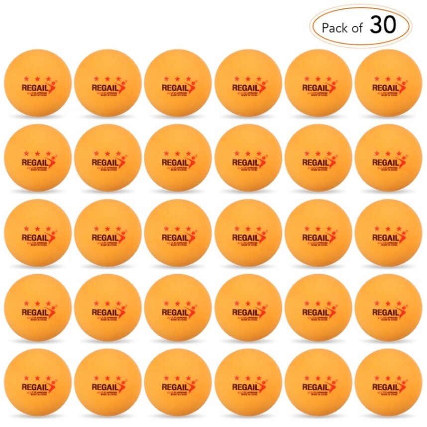 24 st 3- stjärna 40mm bordtennisbollar pingisbollar amatörträningsbollar för avancerad träning: Orange