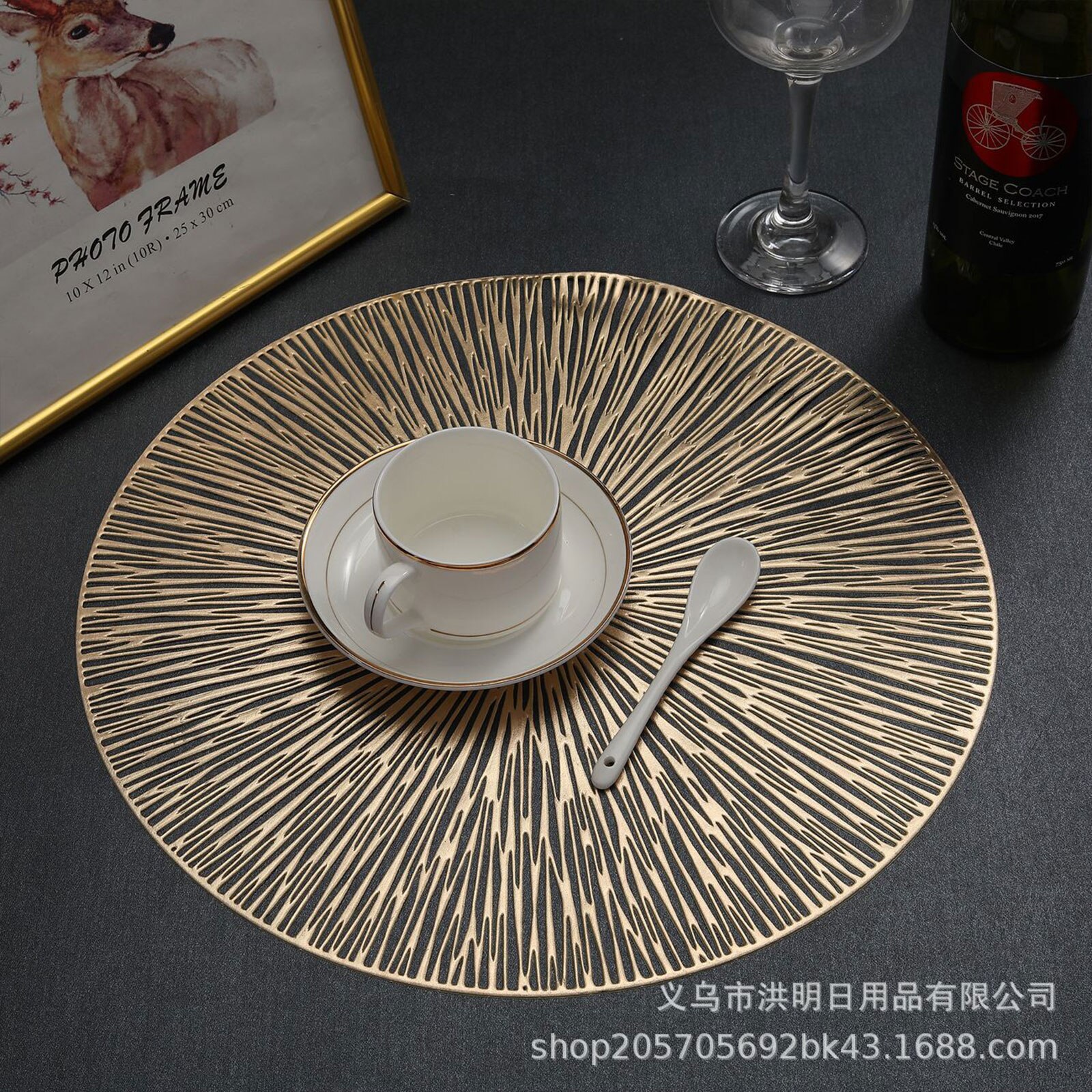 Placa aislante hueca de PVC para decoración del hogar, Mantel Individual resistente al calor para mesa de comedor, almohadillas para posavasos, novedad de