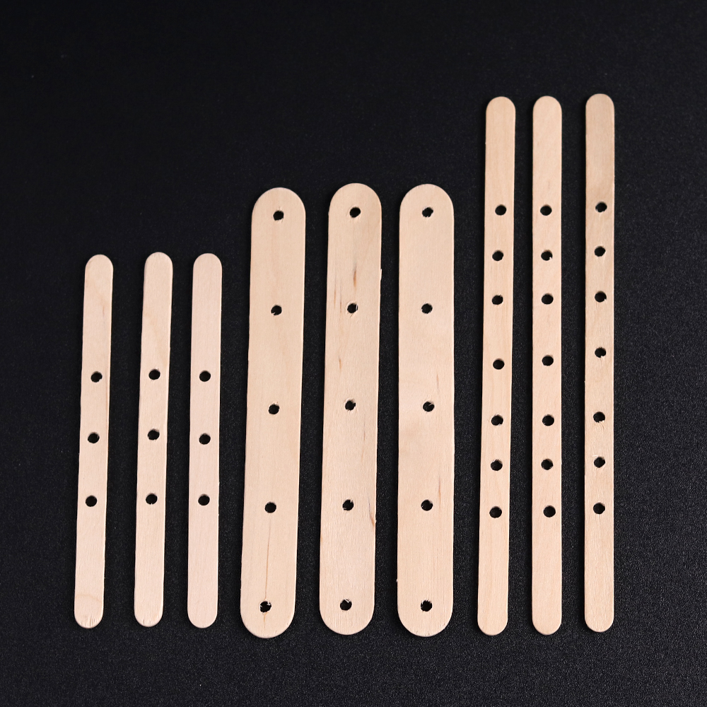 5/20/30 Stuks Met Gaten Houten Wax Core Houder Houten Stokken Lont Centreerapparaat Voor Diy Kaars levert Handwerk Craft Supplies