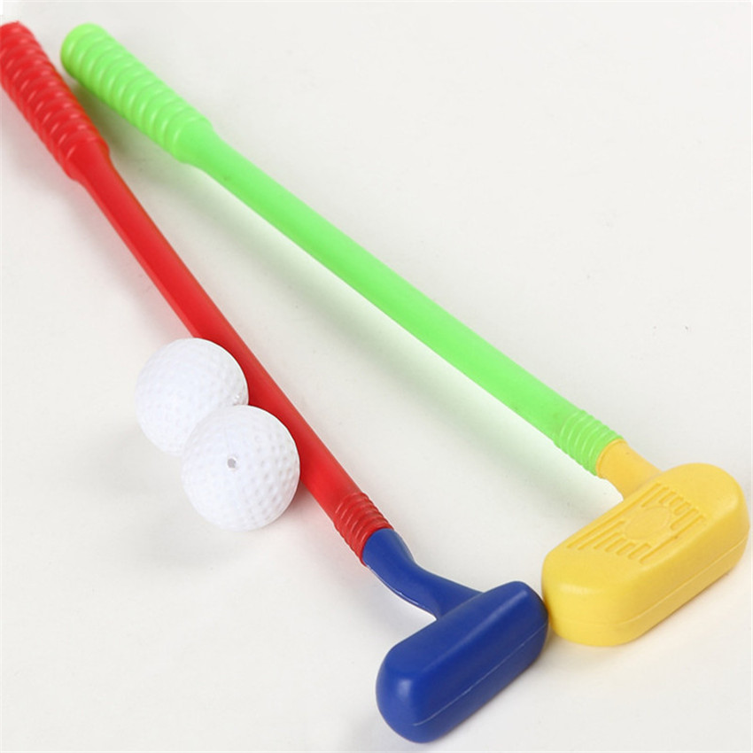 Kinderen Golf Club Speelgoed 3 Golfclubs + 3 Golfbal Speelgoed Voor Kinderen Mini Golf Game Sport Baby Grijpen ability Ontwikkelen