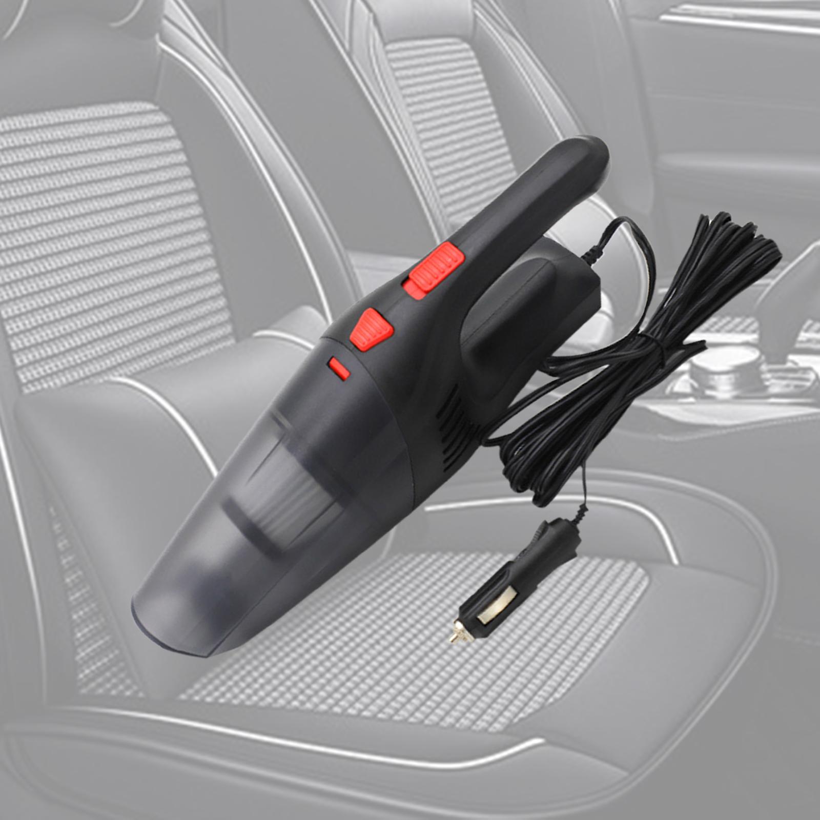 Handheld Car Vacuum Cleaner 6000PA Dry and Wet Use 5 Nozzles for Home