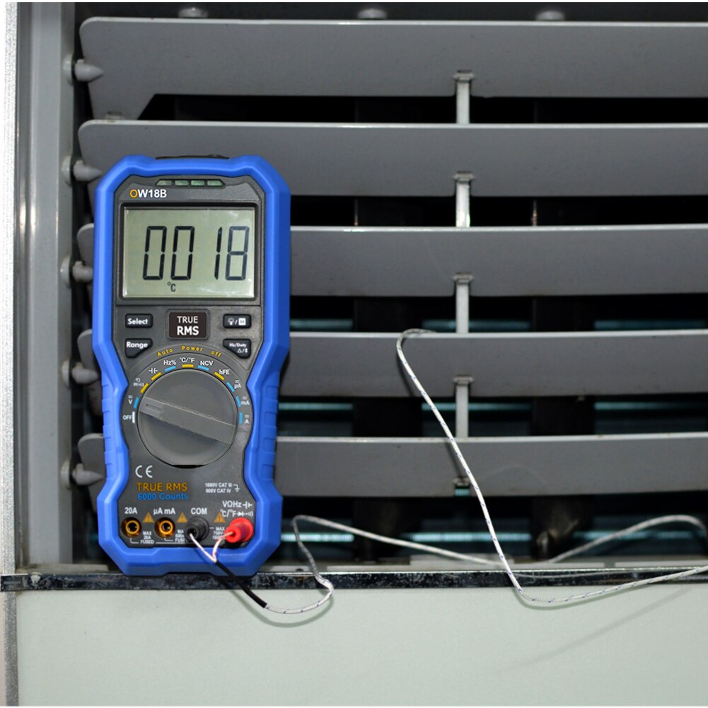 Bluetooth 4.0 hjemmetemperaturtest ncv understøttet med termoelement datalogger lommelygte bærbar digital multimeter håndholdt