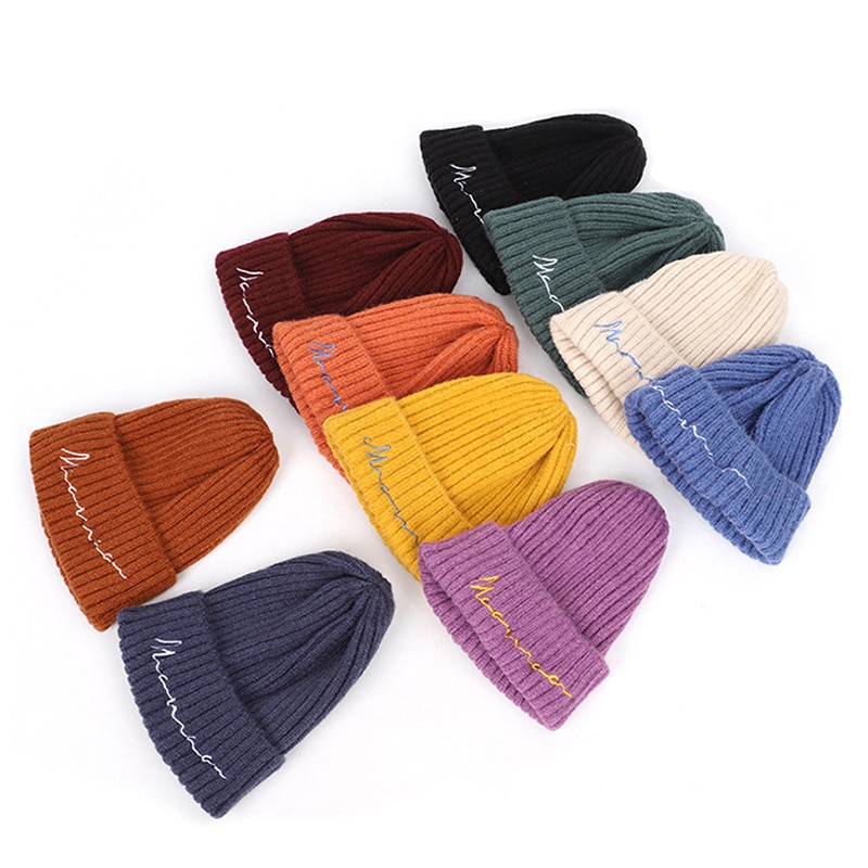hiver Onesie bébé garçons filles chapeaux enfant laine côtes chapeau enfants Adorable doublure douce bonnet en tricot Snood Braga 2 3 4 5 6 8 ans
