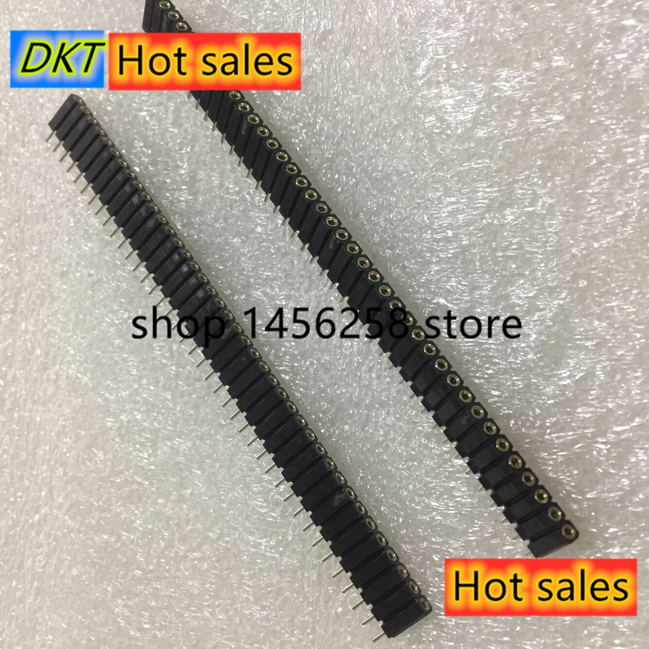 10stück 1X40 broches Einreihige rond femelle broche en-tête 2,54mm pas isolateur 7,0mm Streifen Stecker buchse 40 p 40PIN 40 broches Buchse