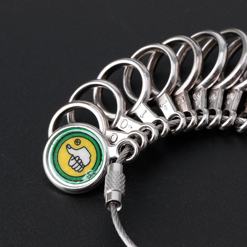 thumbnail image 2 of 0-13 Metal Finger Ring Sizer Gauge – Easy Jewelry Measuring Tool 2 of 6