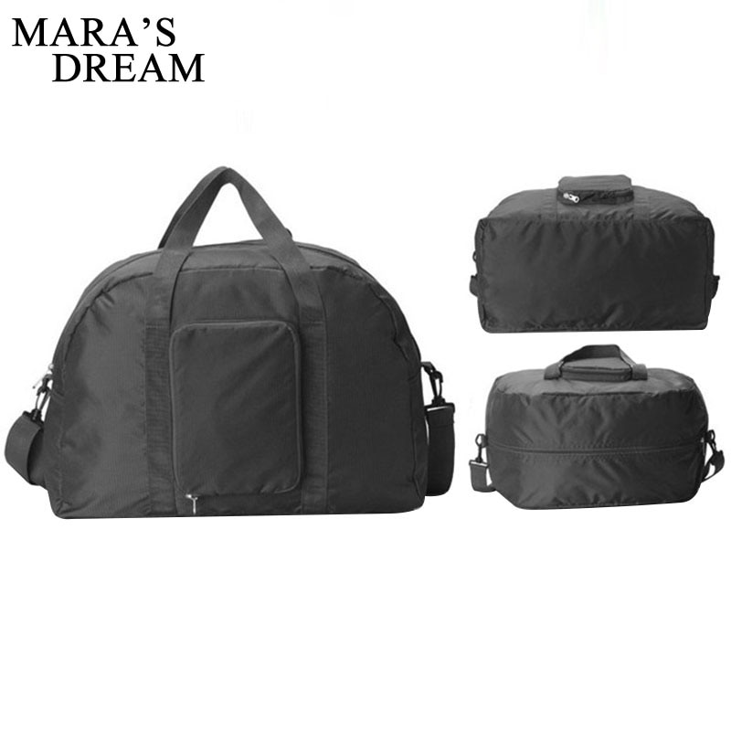 Bolso de mano de impermeable de gran capacidad con acabado plegable para ropa portátil de viaje de sueño de Mara