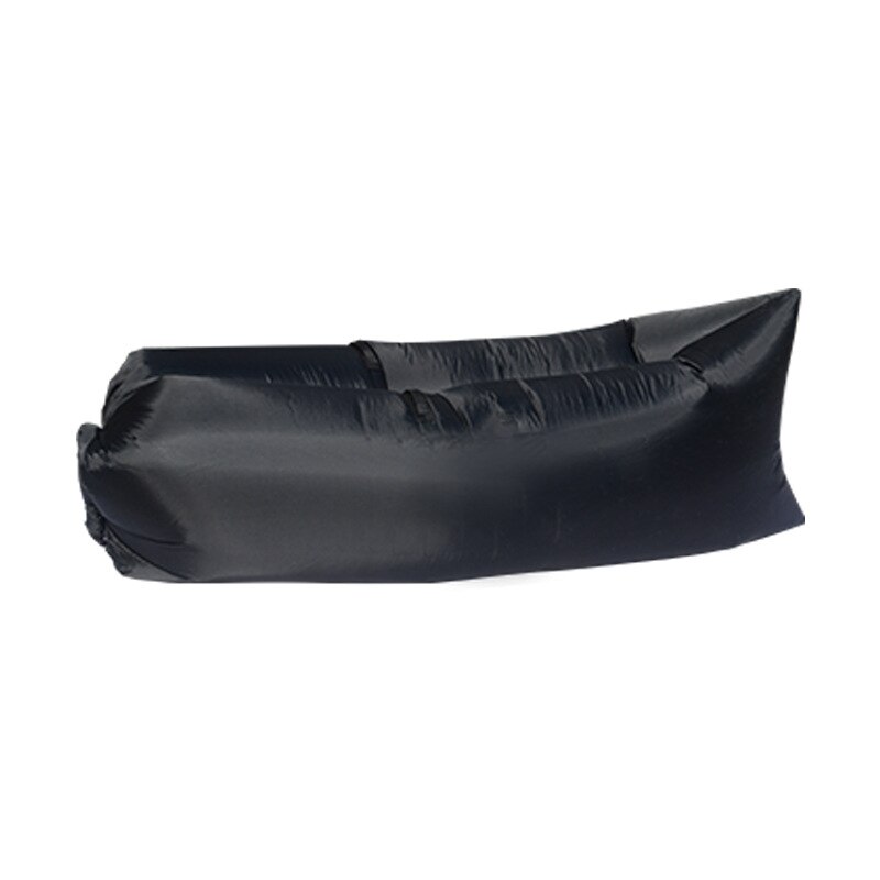 Schnelle Faltung Licht schlafsack Wasserdichte Aufblasbare tasche faul Sofa Camping schlafsäcke Luft bett Erwachsene Strand Salon Stuhl: Schwarz