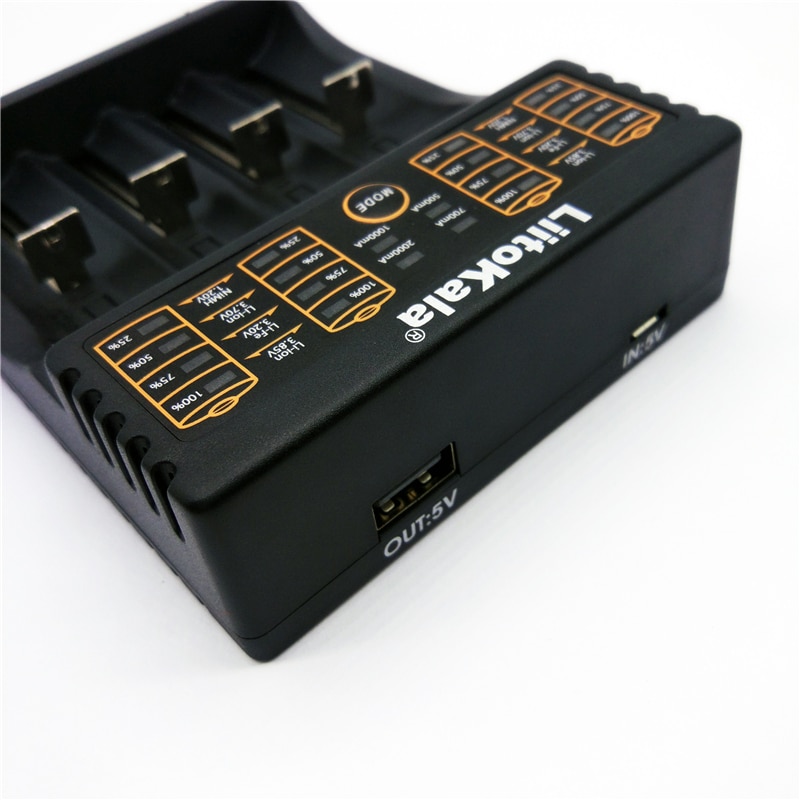 LiitoKala Lii-402/ lii-202 18650 battery charger 1.2V 3.7V 3.2V 3.85V AA/AAA 26650 10440 14500 16340 18350 battery smart charger