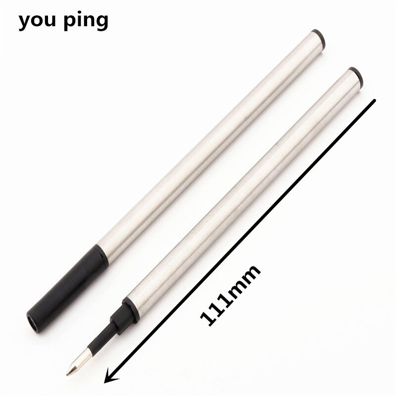 Size 111mm Blue Black Color Ink Refills Rollerball Pen 0.5MM Nib Office Stationery Writing