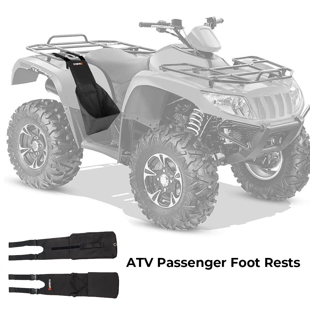 Universal KEMIMOTO ATV Footrest Rear Passenger Foot Pegs for Polaris Sportsman 400 450 500 800 850 For Can-am Outlander