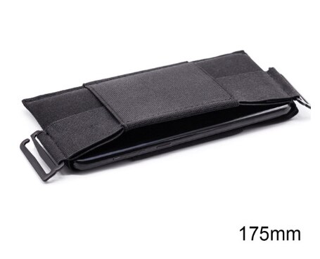 Unisex minimalistisk usynlig tegnebog unisex talje taske mini pose sikker til nøglekortelefon: L