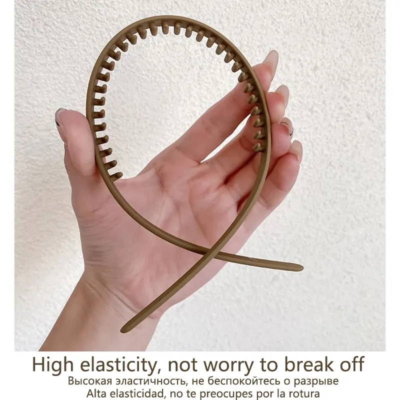 Bandas para el pelo antideslizantes para hombres y mujeres, 3/9 piezas, diadema Simple, banda para el cabello con forma de onda, accesorios para el cabello