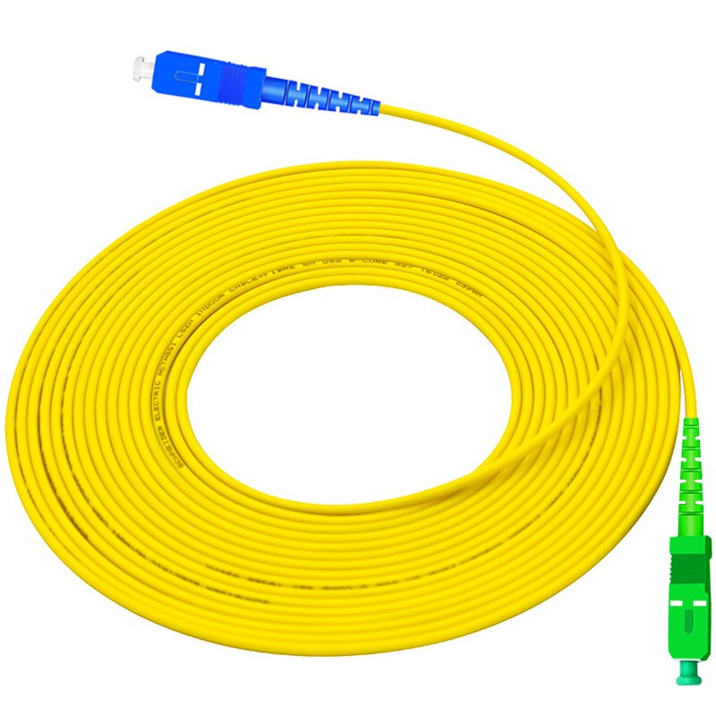 10Pcs Sc/UPC-SC/Apc Single-Mode Fiber Optic Patch Cord 1M 2M 3M 5M 10M Sc Pigtail Jumper Ftth Fiber Patch Kabels Optische Jumper