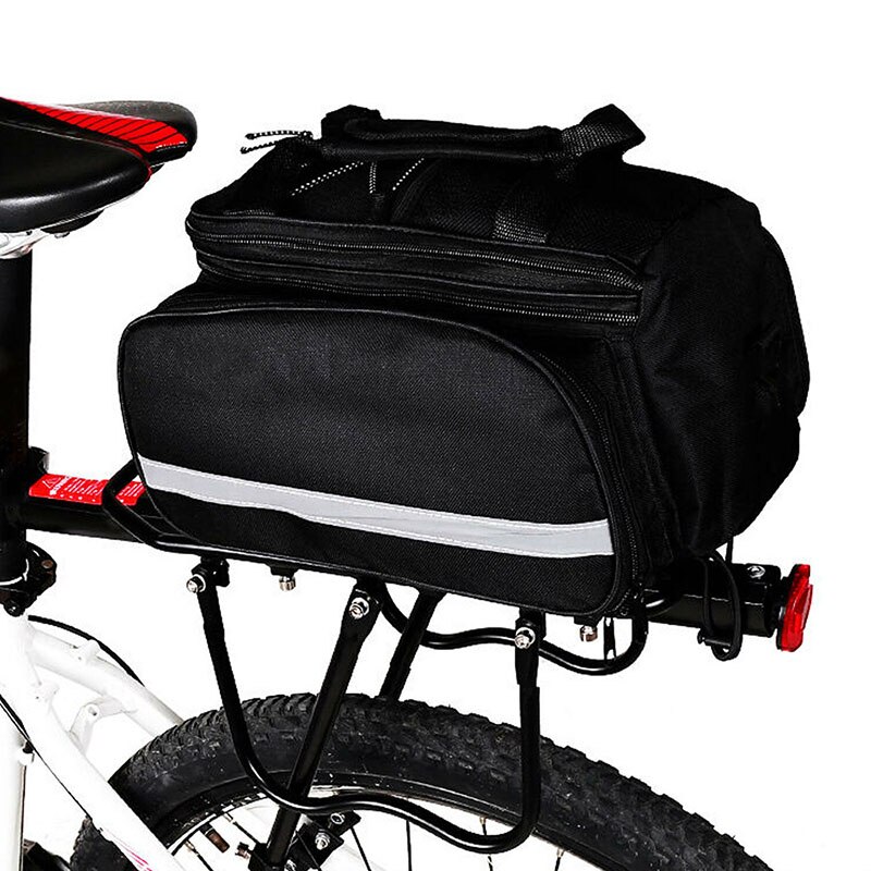 Portapacchi Mountain Bike borsa laterale regolabile Mountain Road Bike portapacchi in lega di alluminio portapacchi accessori MTB