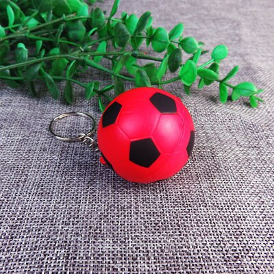 Sports Basketball Model Ball Toys PU Soft Basketball Small Football Rugby Baseball Love Keychain Pendant: Green