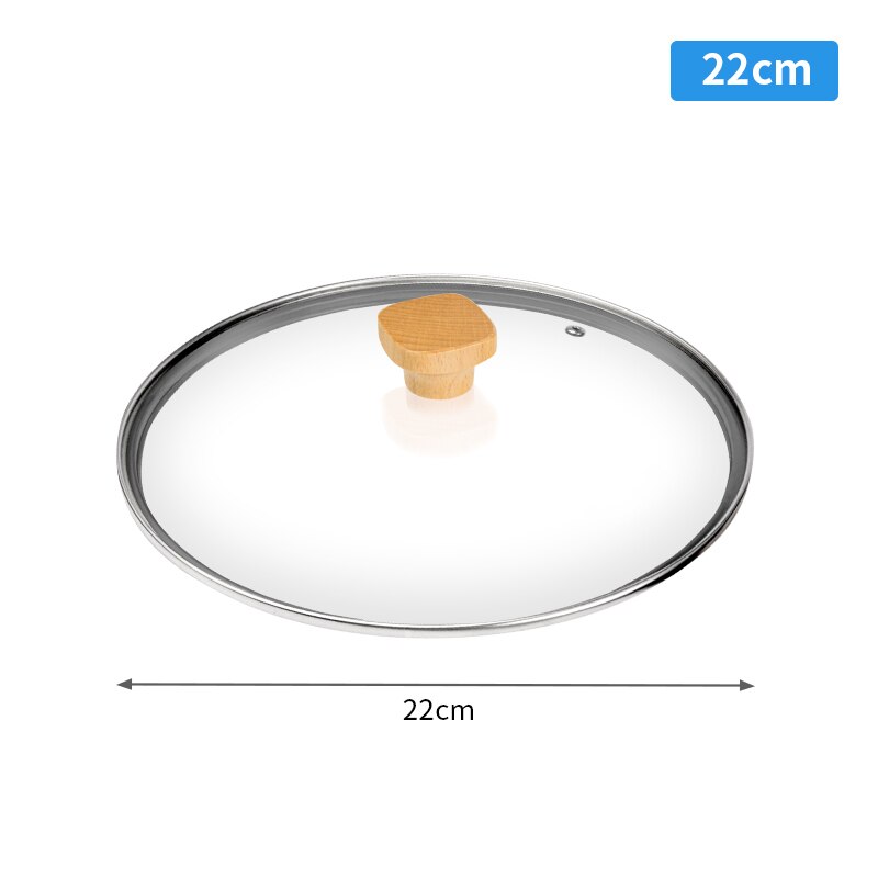316 Stainless Steel Frying Pan Steel Skillet 3 Ply Cookware Deep Frying Pan Egg Cooking Pan Induction Cooker Gas Stove General: 22cm lid