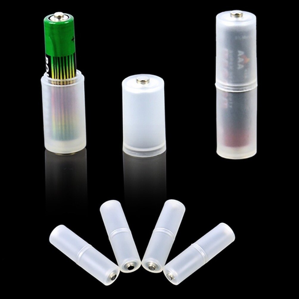 Aaa-zu-aa-batteriebox-konverter, batteriehalter, kunststoffgehäuse, adapter,  r03 to aa-batterien ,  lr6 umschalter, 1/2/5 stück