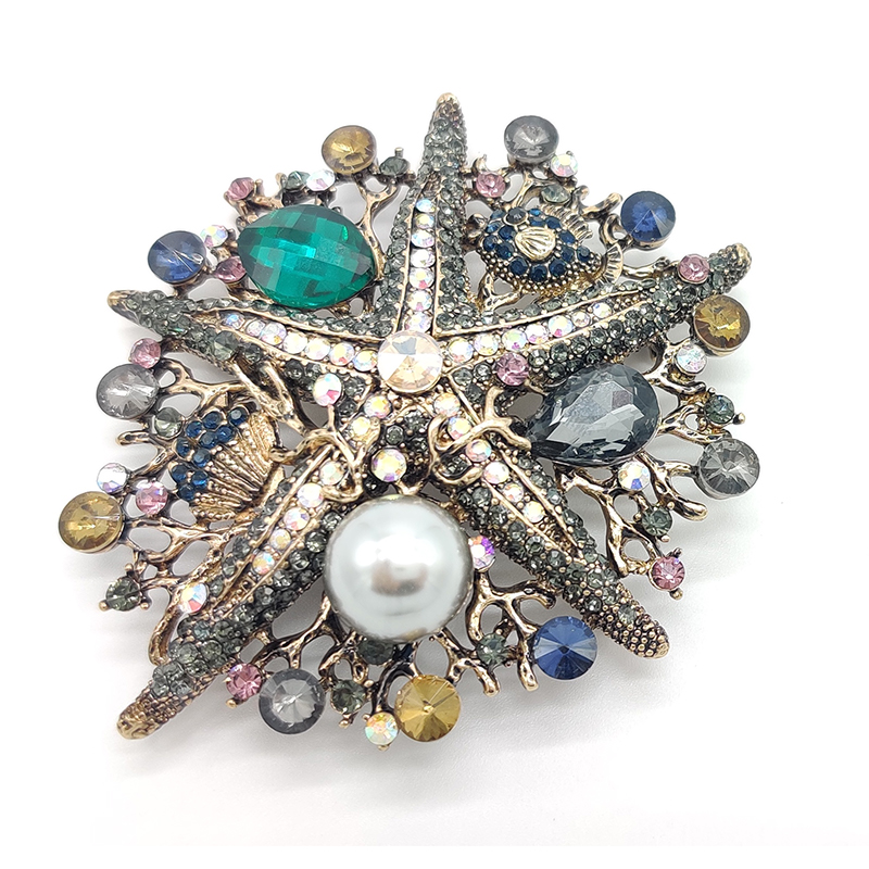 Pd Broche Lente Zomer Super Zeester Dames Hoed Pin Accessoires Parel Parel Broches Voor Vrouwen Sieraden Panochas: Rhodium Plated