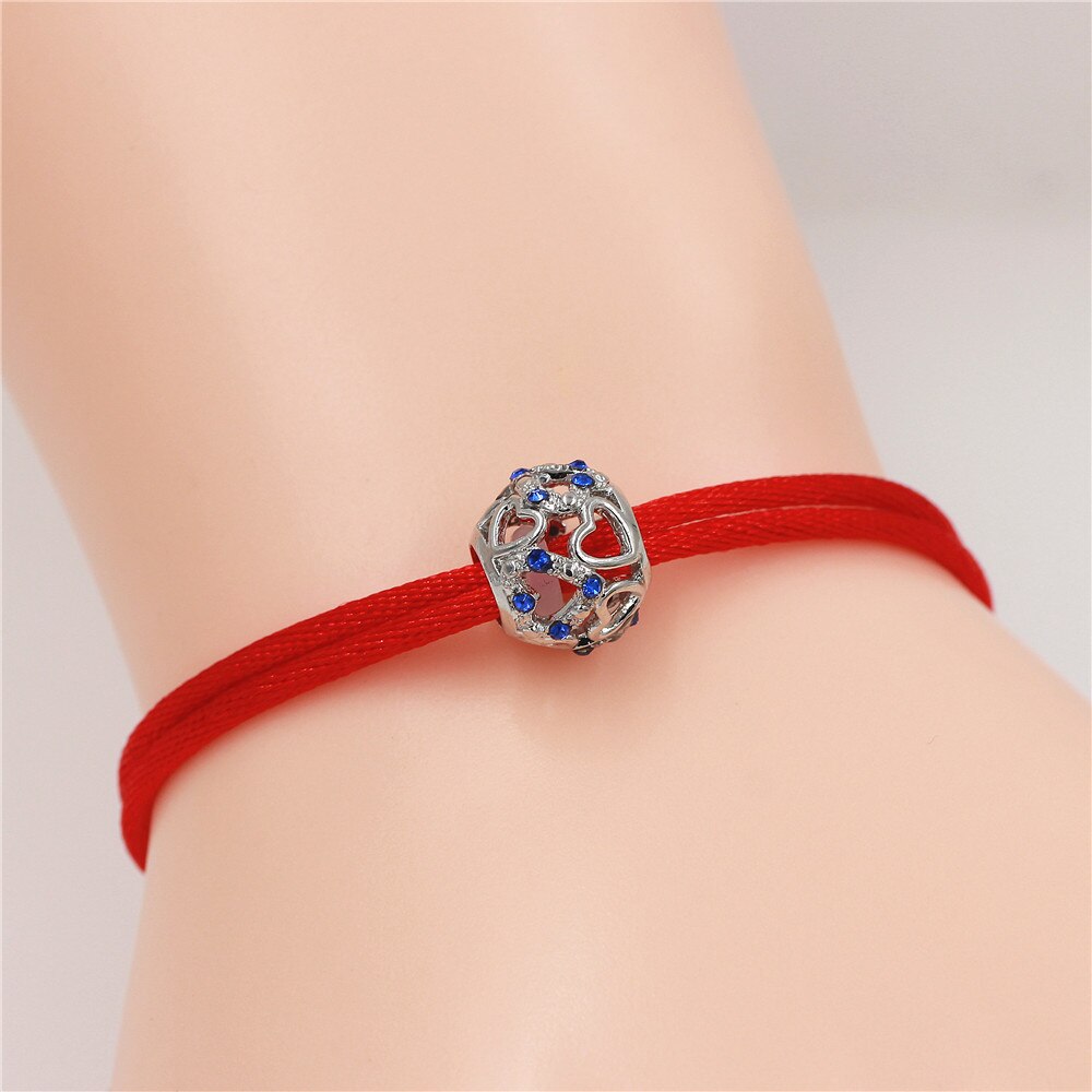 Dgw Handgemaakte Gevlochten Touw Armbanden Rode Discussie Charm Armbanden Brengen Je Geluk Vreedzame Armbanden Verstelbare Lengte
