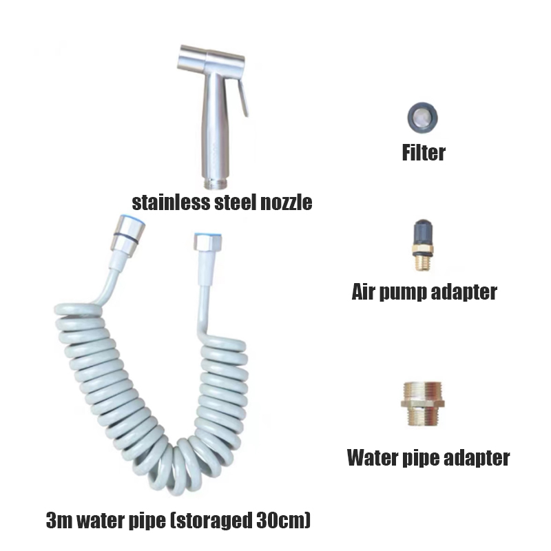 Kit de ducha montado en vehículo para tanques de combustible de 21L, accesorios de ducha portátiles de acero inoxidable para tanque de agua, remolque de camión de Camping: Default Title