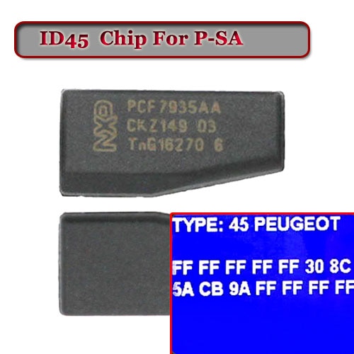 ID 45 Crypto Transponder Chip Voor Peugeo