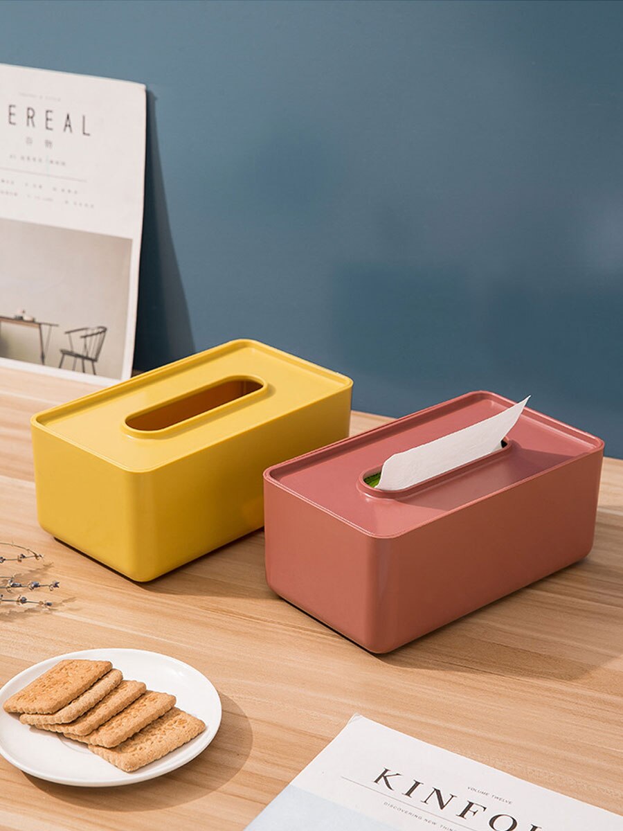 Plastic Tissue Doos Nat Tissue Houder Babydoekjes Papier Opbergdoos Papieren Handdoek Dispenser Thuis Servet Organizer Papier Doos