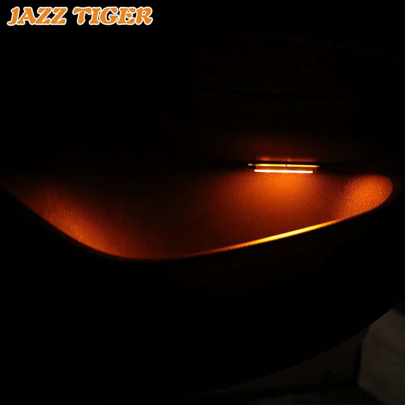 4PCS Ambient Light Car Interior Inner Door Bowl Handle Armrest Light Atmosphere Light For Mercedes Benz W204 W205 W211 W212 W221