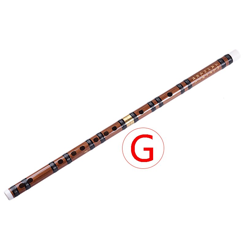 Pluggable Traditional Checking Bamboo Flute Chinese Bitter Bamboo Dizi Instrument
