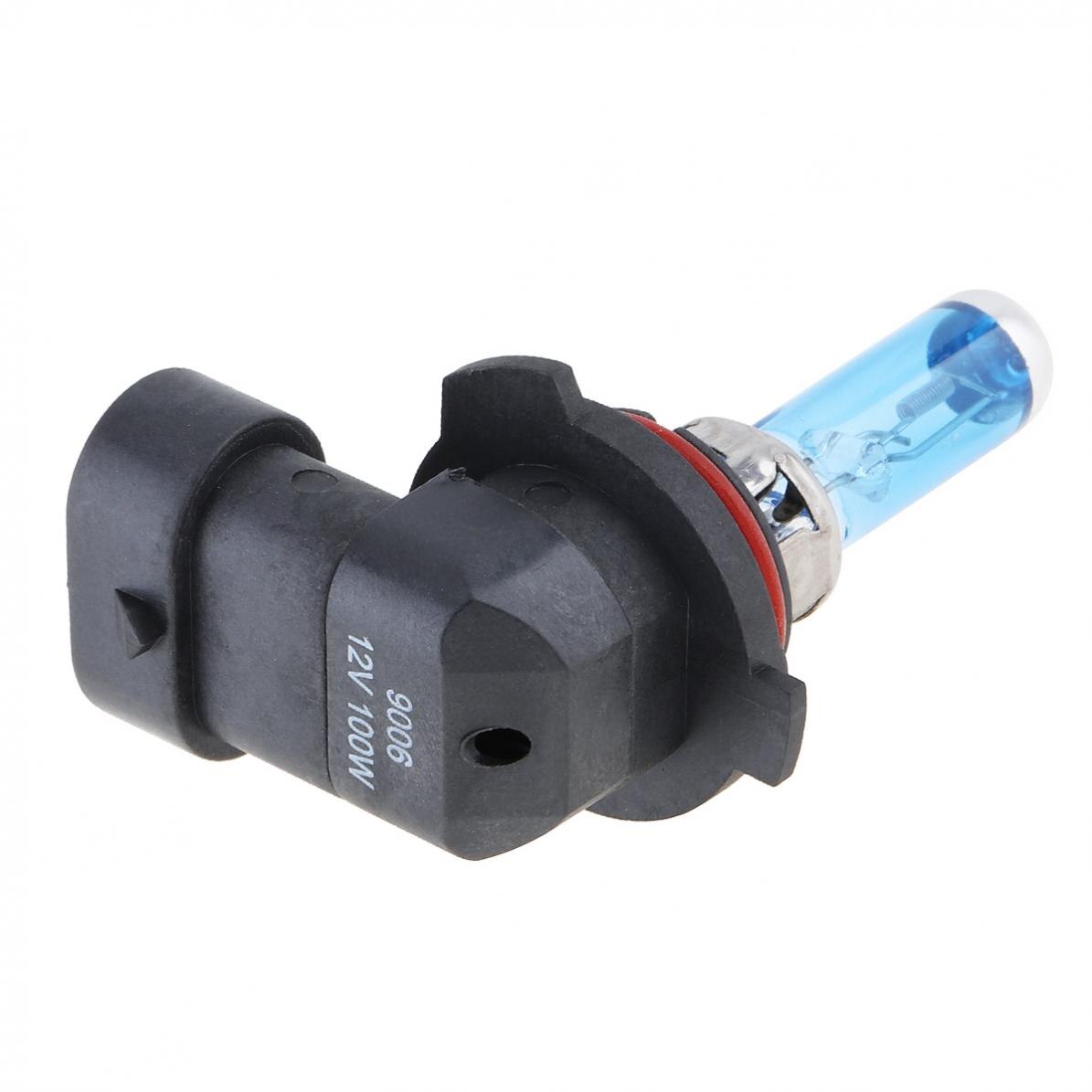 12V 9006 100W 5000K White Light Super Bright Car Halogen Lamp Auto Front Headlight Car Fog Bulb Car Front Headlight