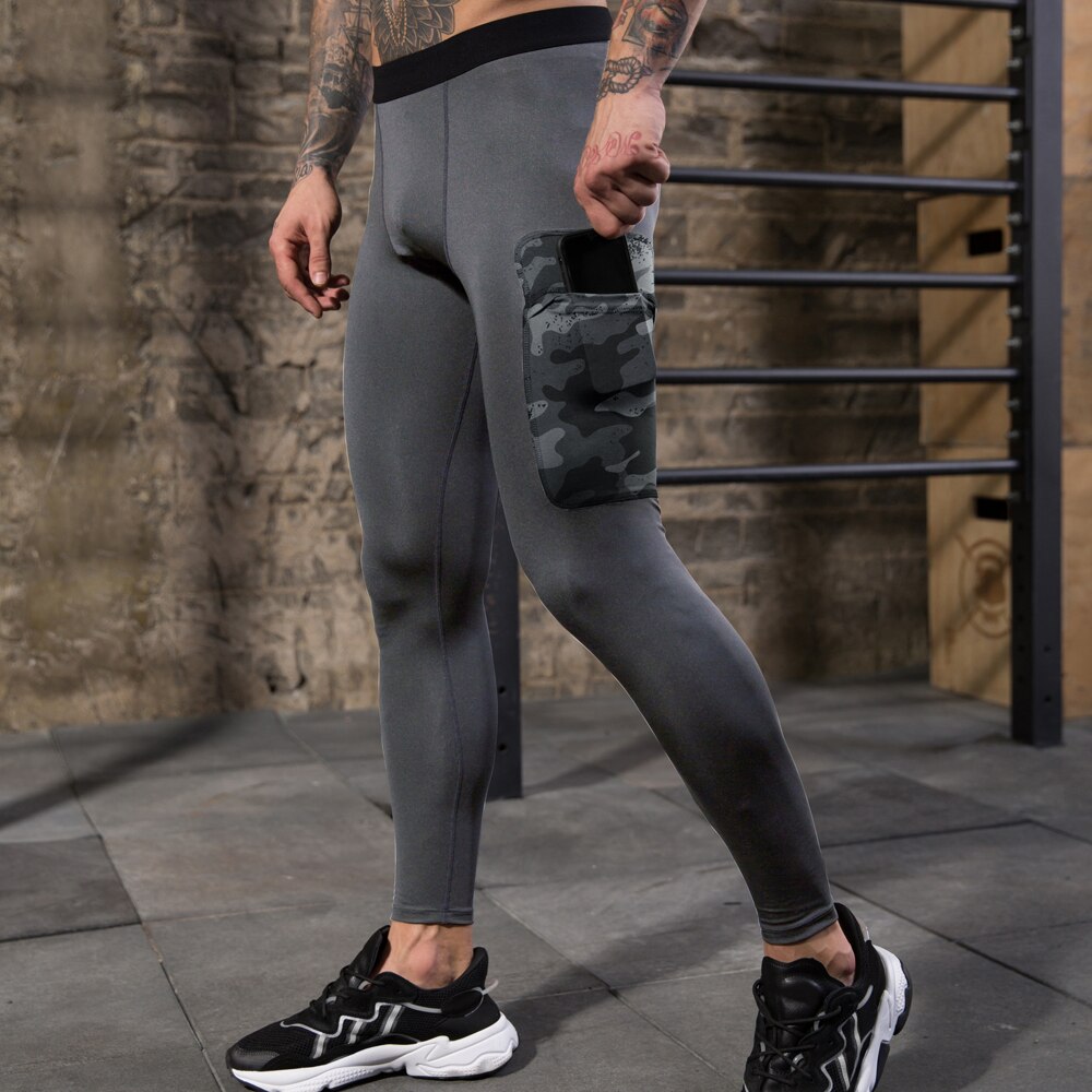 2 Pack Men Compression Pants Quick Dry Sports Fitness Workout Running Jogging Baselayer Leggings Tights