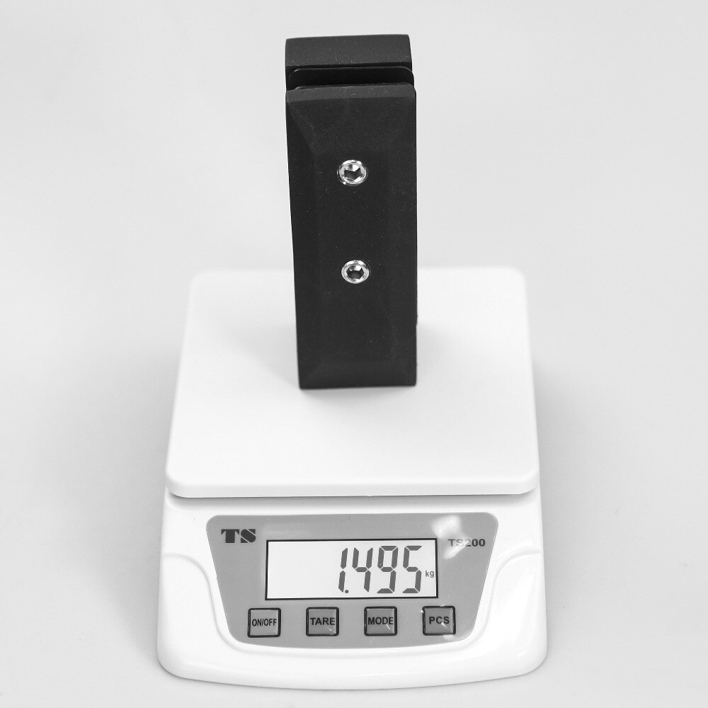 Stainless Steel 316 2205 Matt Black Frameless Glass Balustrade Staircase Railing Wall Mounted Spigot