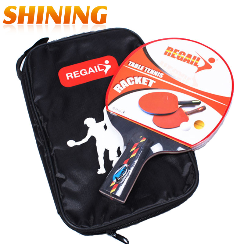 thumbnail image 2 of Professional Table Tennis Bat Blade Racket Set Long Short Handle Ping 2 of 12