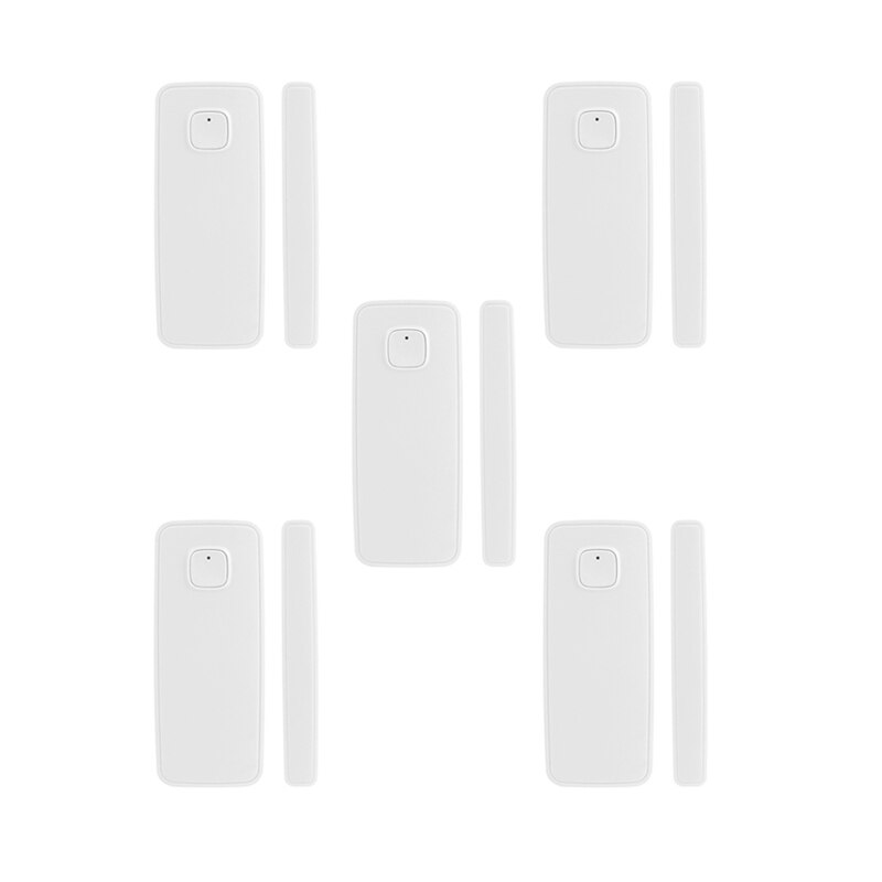 AAA Battery Powered Alexa Google Home Tuya Smart WiFi Door Window Contact Sensor Smart Life APP Alarm Sensor Notifications
