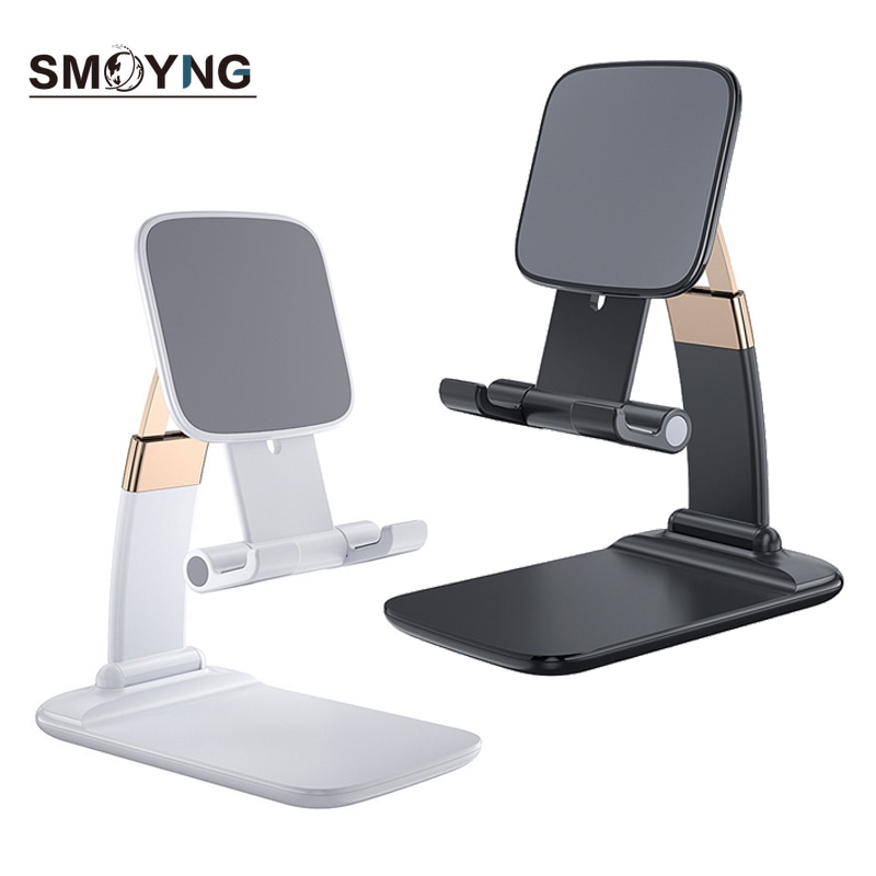 Smoyng-suporte de mesa para celular, dobrável, portátil, suporte para tablet, iphone, ipad, 4 a 10 polegadas